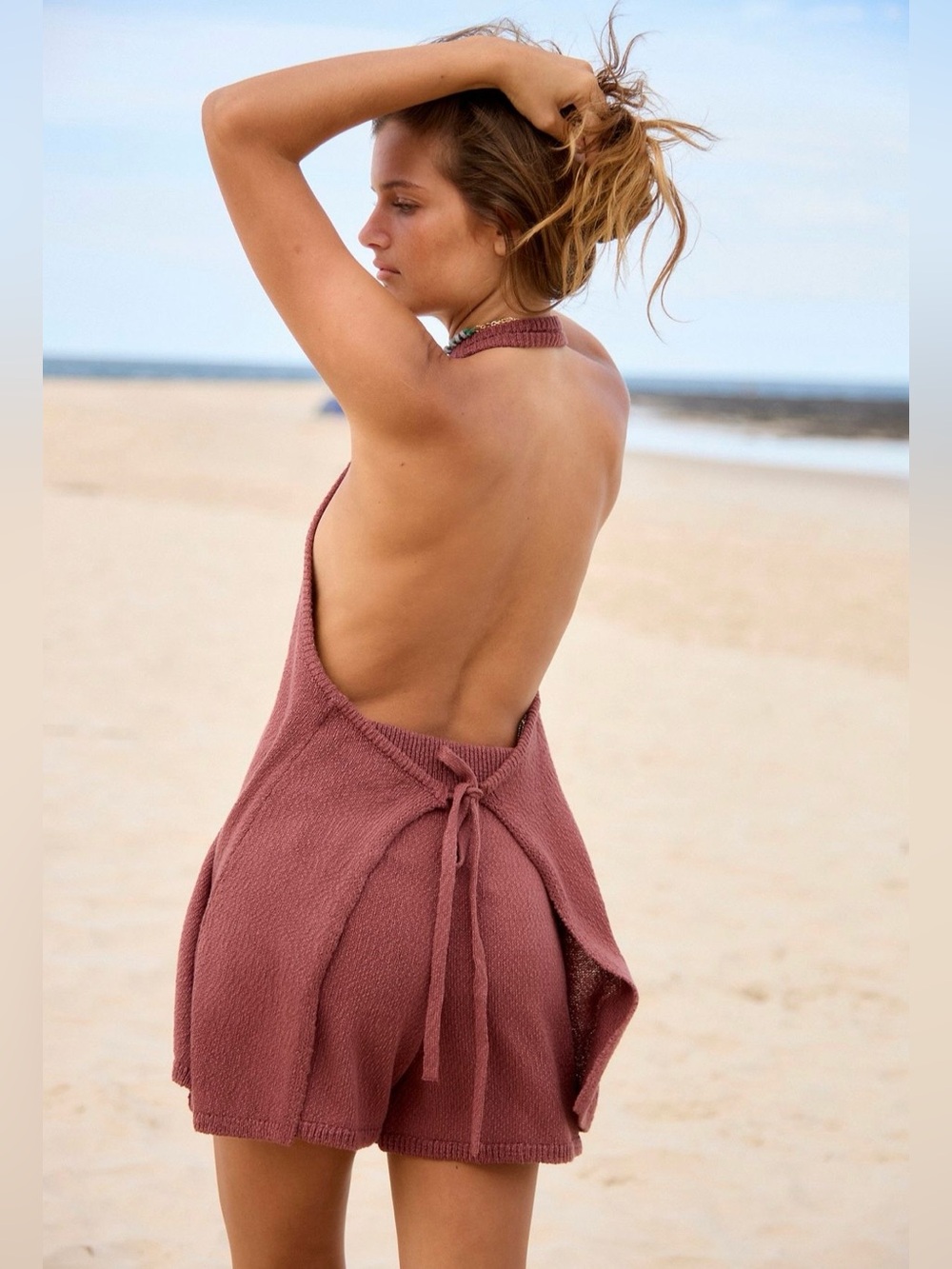 NWT FREE PEOPLE FREE EST PHIA SWEATER SET MOCHA